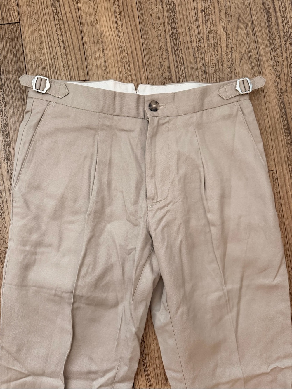 Mango Men’s Linen-Blend Pleated Pants - Picture 7 of 16